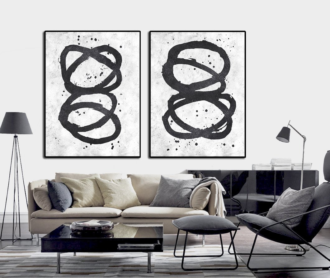 Set of 2 Minimal Art #S41 - Click Image to Close